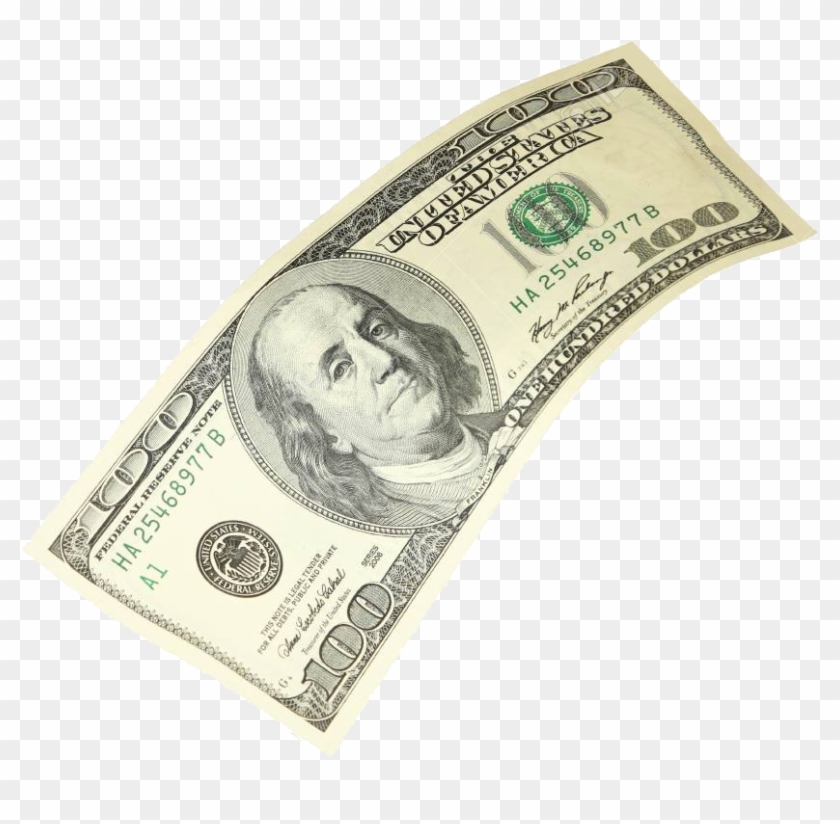 Falling Hundred Dollar Bills , Png Download - 100 Dollar Bill Clipart