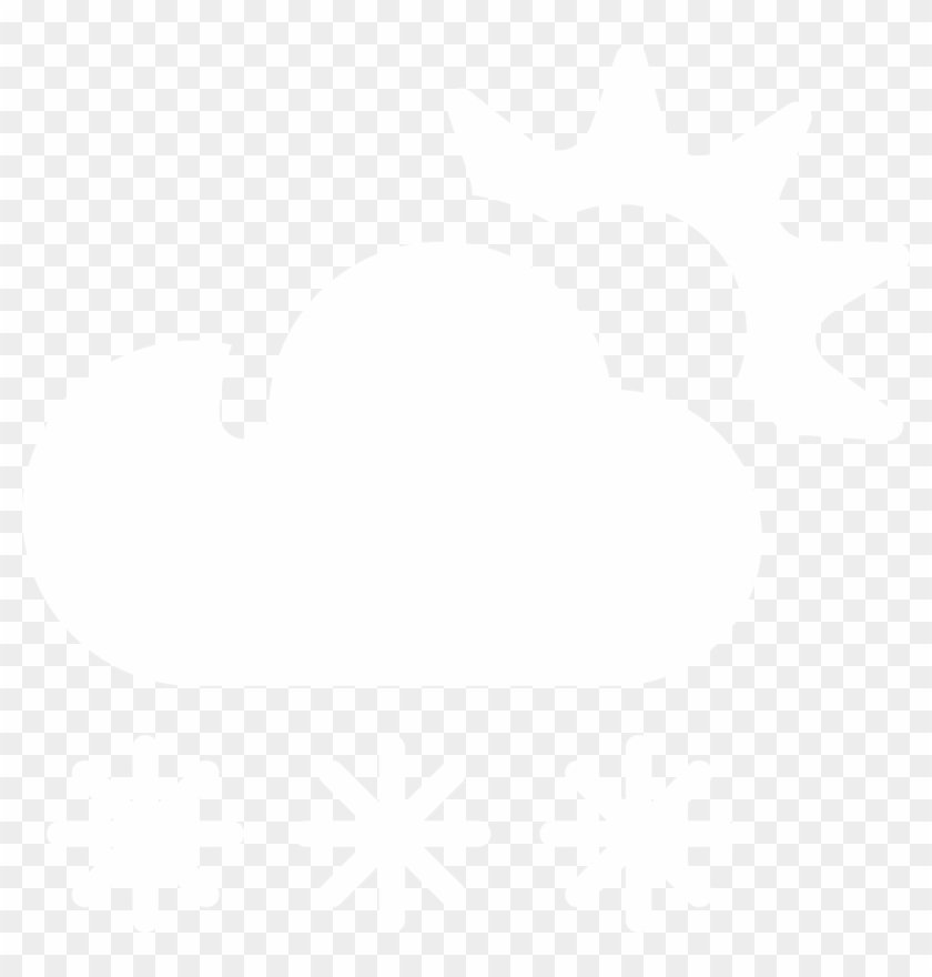 Dark Blue Pattern Winter Blue Snowflakes White Background - Illustration Clipart #1853246