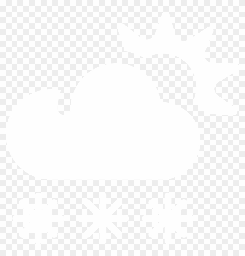 Dark Blue Pattern Winter Blue Snowflakes White Background - Illustration Clipart