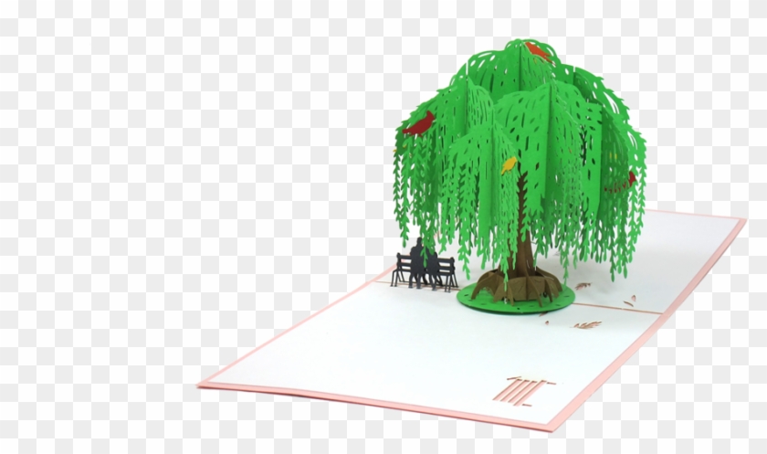 Willow Tree Love Pop Up Card - Georgia Pine Clipart #1853463