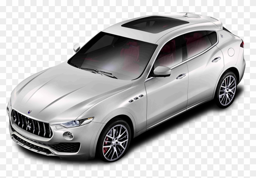 Maserati Levante White Car Clipart