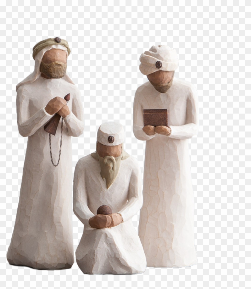 Nativity Wisemen Figurines Clipart #1853715