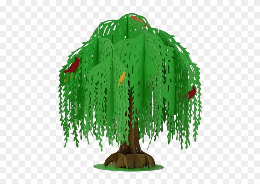Willow Tree Love Pop Up Card Clipart #1853786