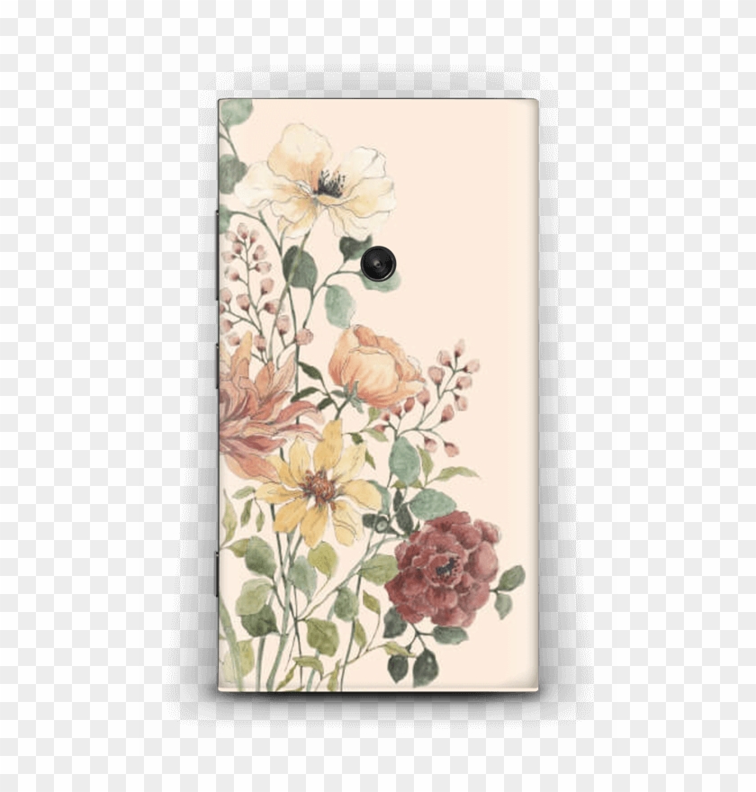 Wild Flowers Skin Nokia Lumia - Flower Clipart #1854163