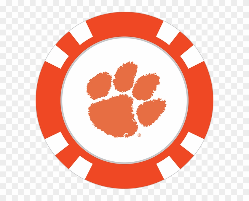 Clemson Tigers Poker Chip Ball Marker - Brighton High School Logo Clipart