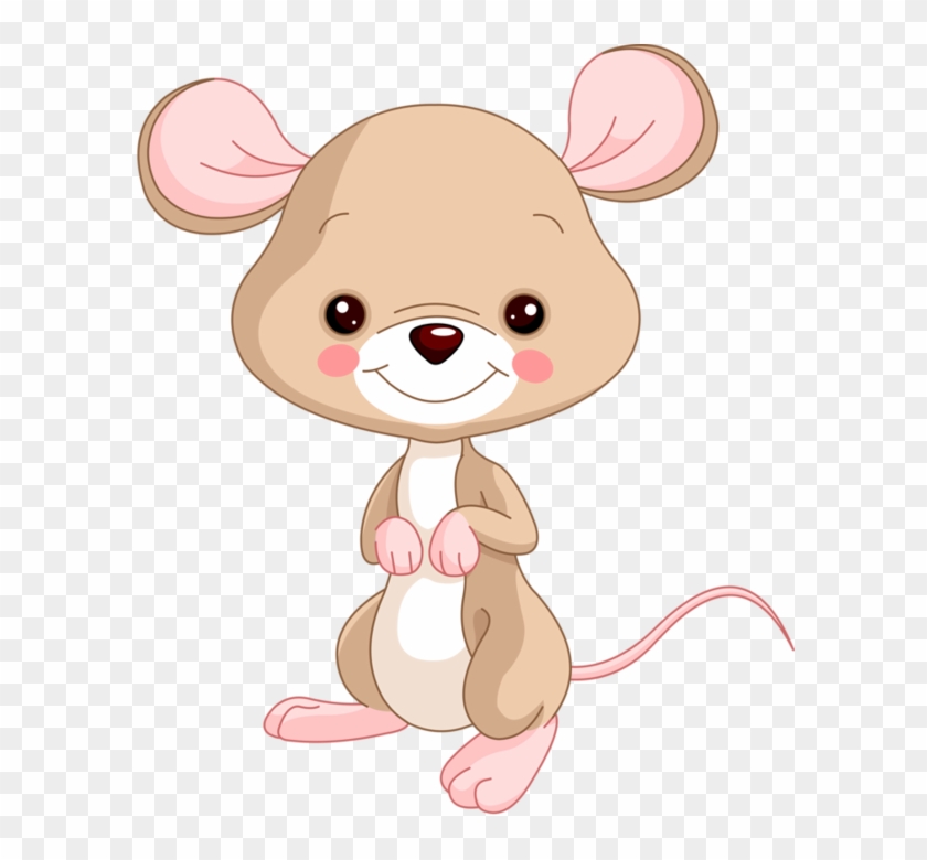 Mice Clipart Deer Mouse - Illustration Cute Mice - Png Download
