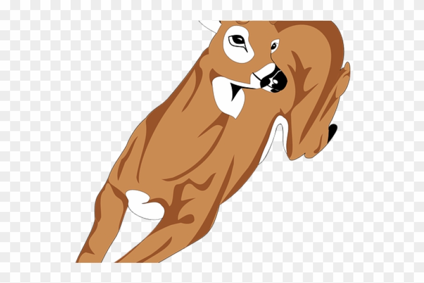 Wildlife Clipart Cute Forest Background - Deer Clip Art - Png Download