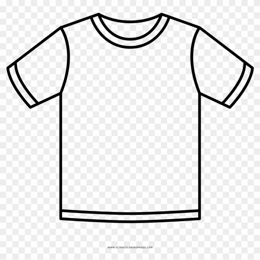 Camiseta Página Para Colorear Coloring Page Of T Shirt, HD Png Download ...