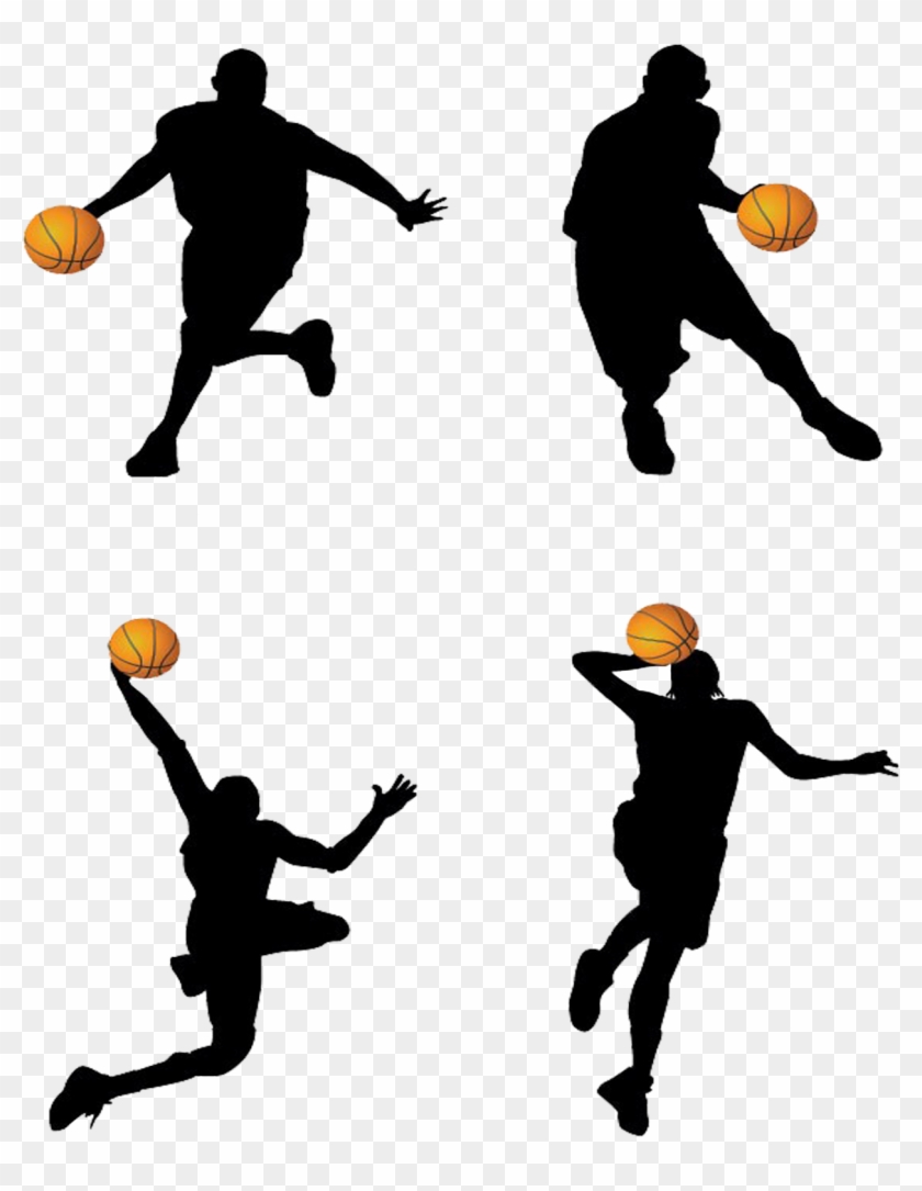Basketball Player Backboard Clip Art - Png Download