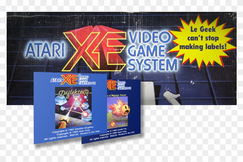 In The Late 80s, The Atari Xe Line Was The Last Hurrah Clipart #1855235