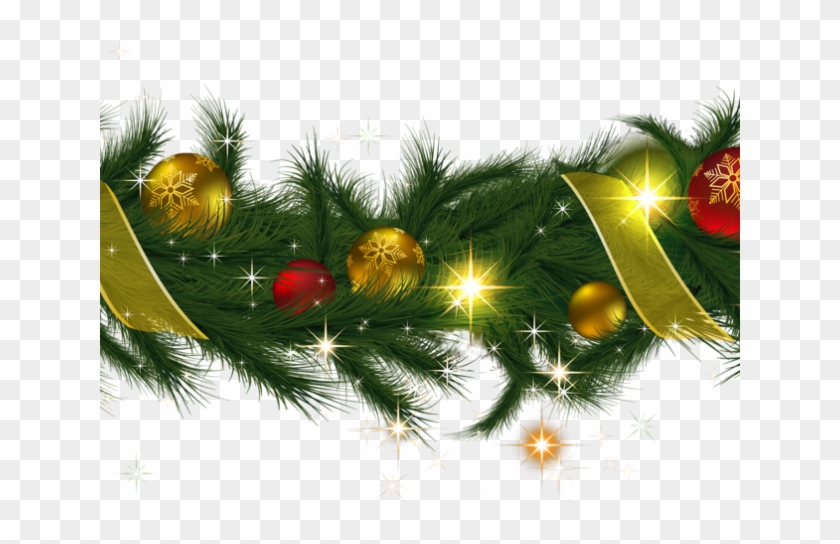 Christmas Lights Clipart Tinsel - Png Download #1855410