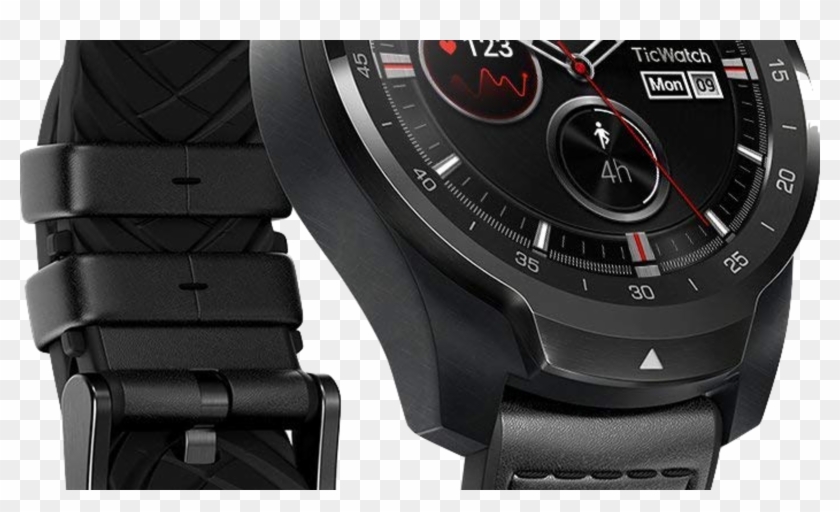 Which Wear Os Devices Have A Heart Rate Sensor - Ticwatch Pro Vs Gear S3 Clipart #1855538