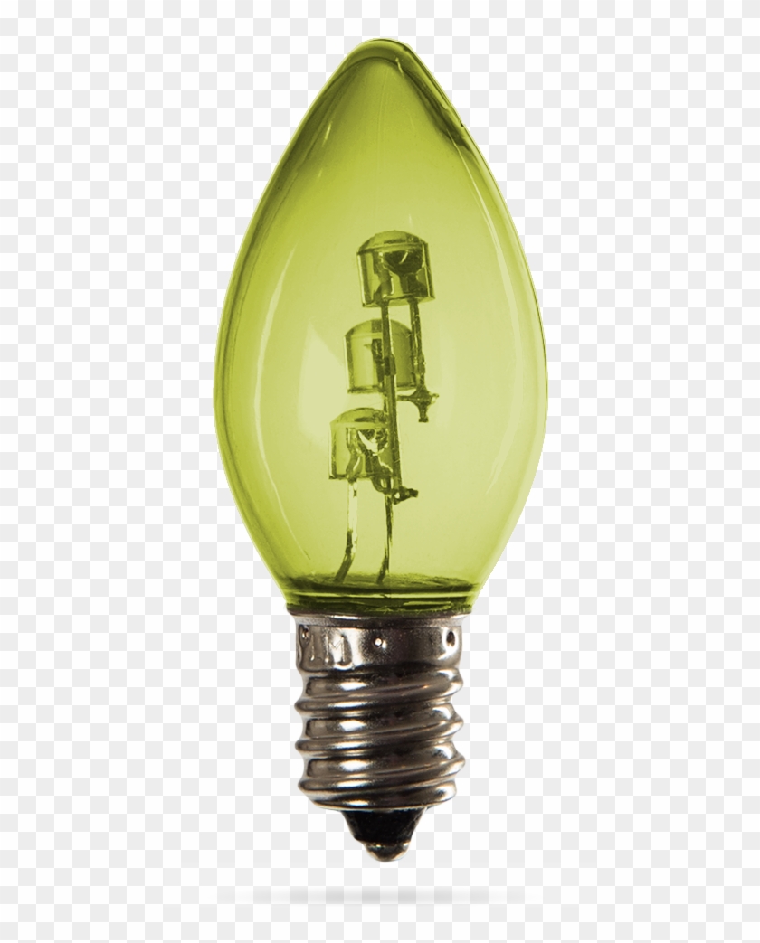 C9 Transparent Christmas Lights - Fluorescent Lamp Clipart