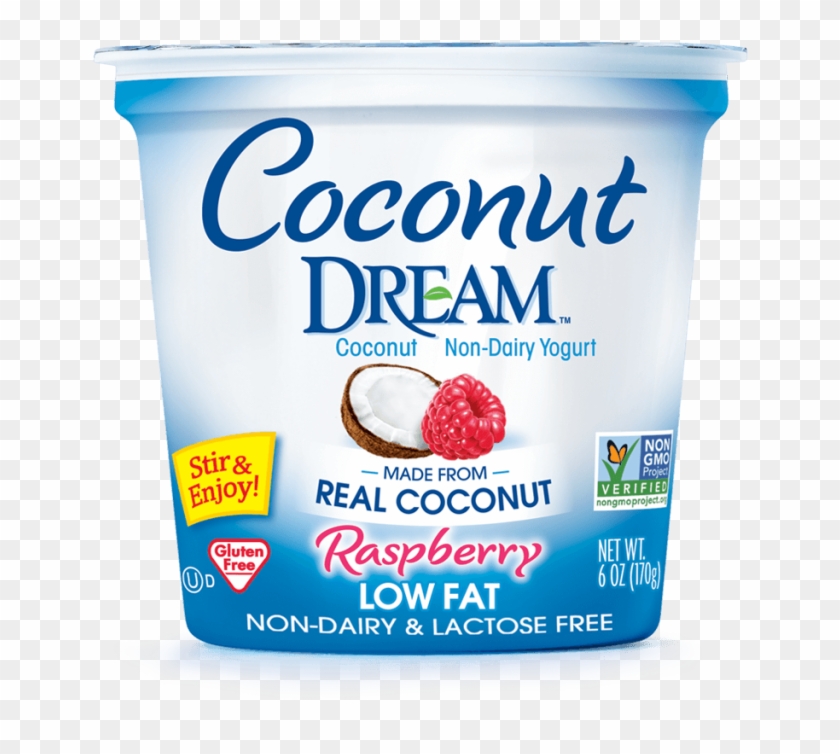Coconut Non-dairy Yogurt, Raspberry - Natural Foods Clipart