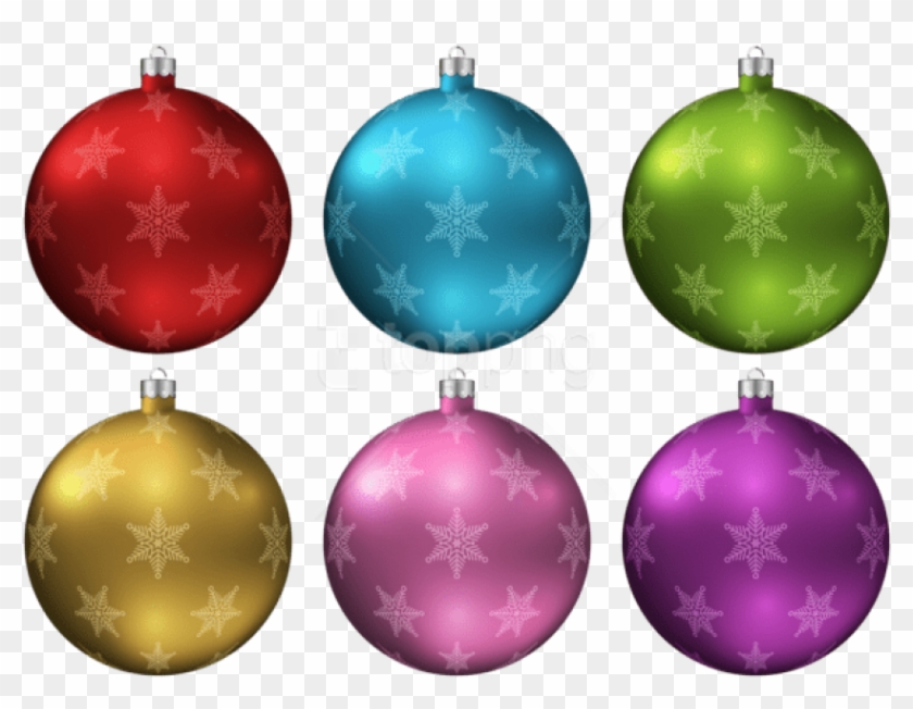 Free Png Christmas Balls Png Set Png - Christmas Ornament Clipart #1856196