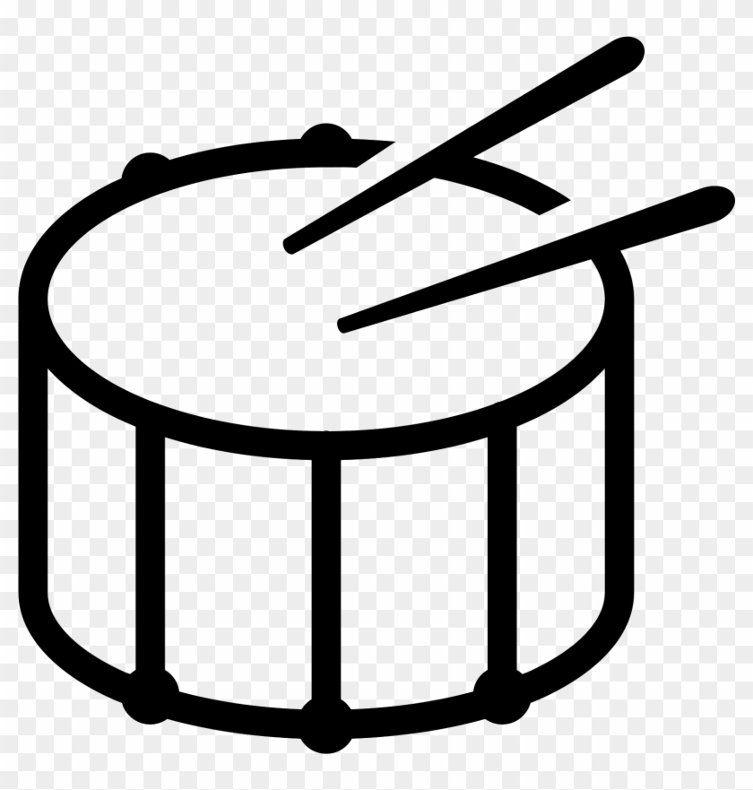 Snare Drum Icono - Drum Png Clipart #1856551