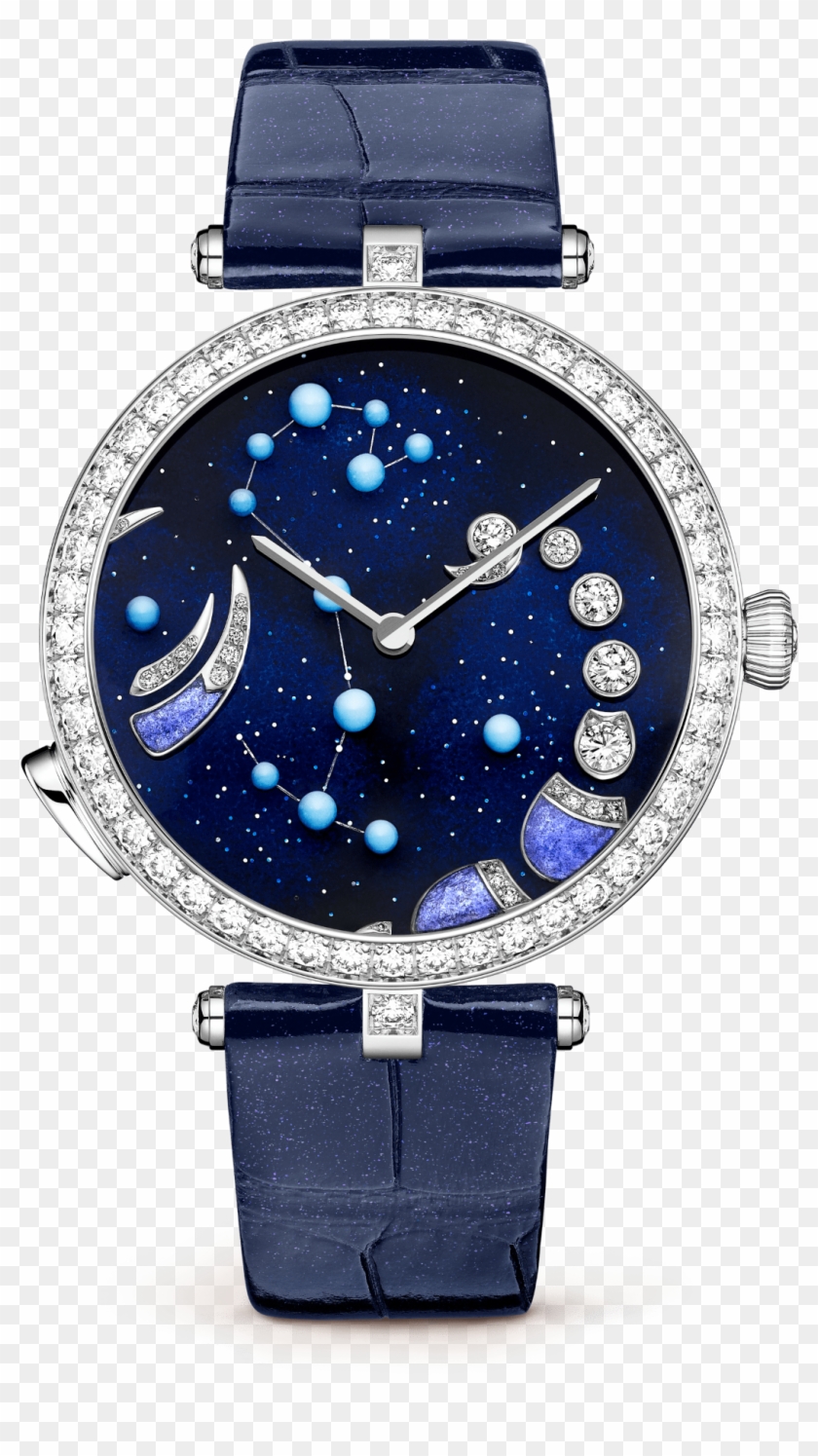 Lady Arpels Zodiac Lumineux Scorpio Watch,pearly Alligator, - Lady Arpels Zodiac Lumineux Clipart #1856846