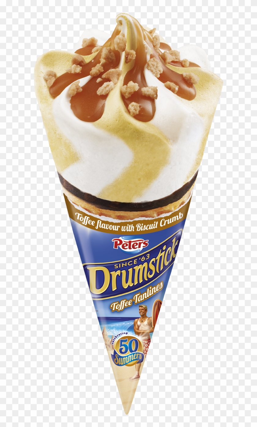 Tasmania Trade Show 061536 Toffee Talines Drumstick - Vanilla Ice Cream Clipart