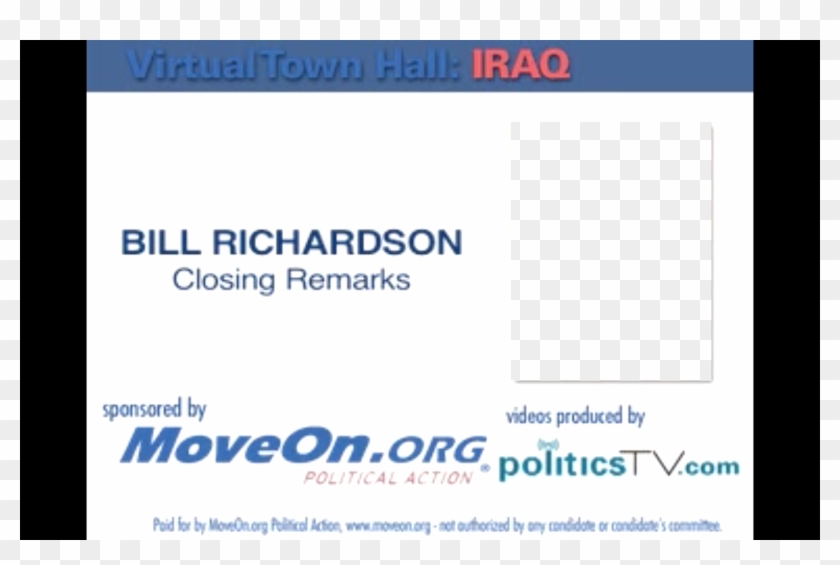 Bill Richardson Closing Remarks Clipart #1857686