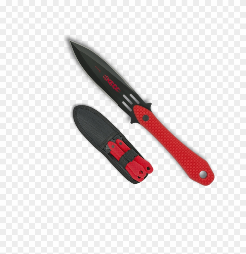 Set De 3 Couteaux À Lancer Kunai Albainox - Utility Knife Clipart #1857918