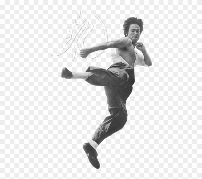 Click And Drag To Re-position The Image, If Desired - Bruce Lee Flying Kick Clipart