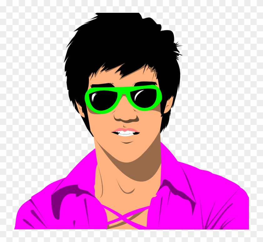 Bruce Lee Cartoon - Bruce Lee Cartoons Png Clipart #1858532