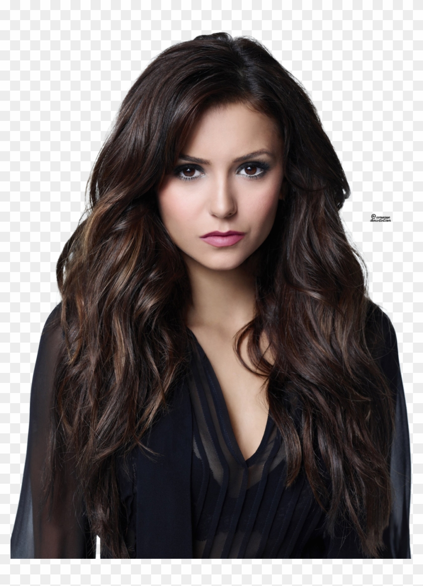 Nina Dobrev Png Photo Brown Dark Hair Color Clipart 1858728