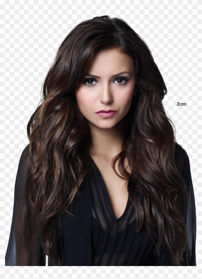 Nina Dobrev Png Photo - Brown Dark Hair Color Clipart #1858728