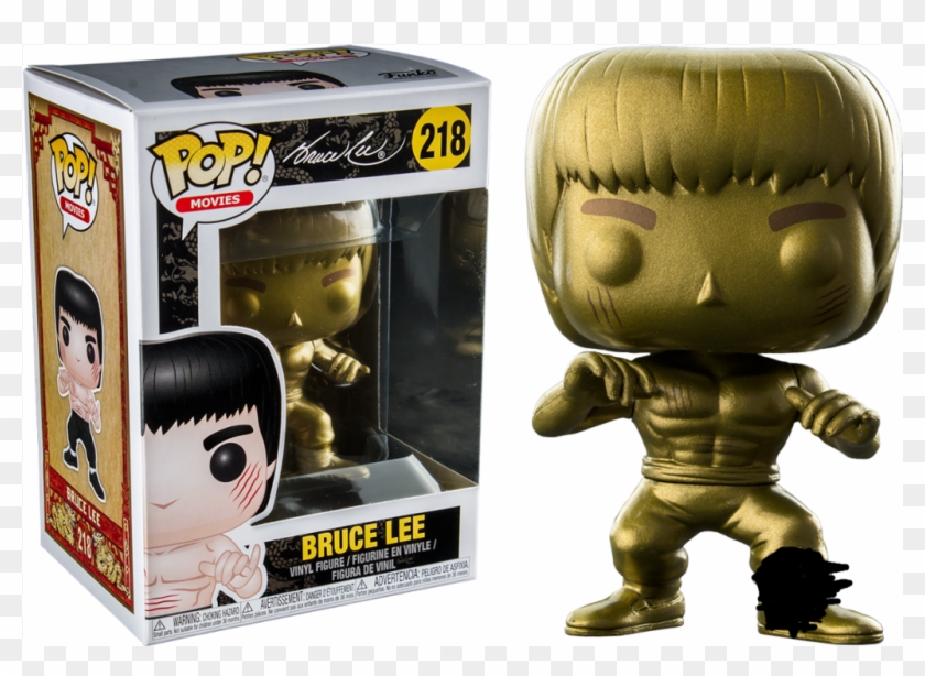 Funko Pop Bruce Lee Limited Gold - Bruce Lee Enter The Dragon Gold Pop Clipart #1859109