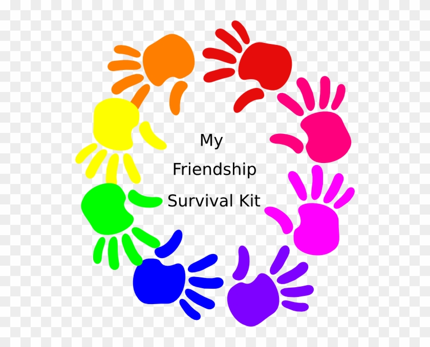 Small - Hands In A Circle Clipart - Png Download #1859170