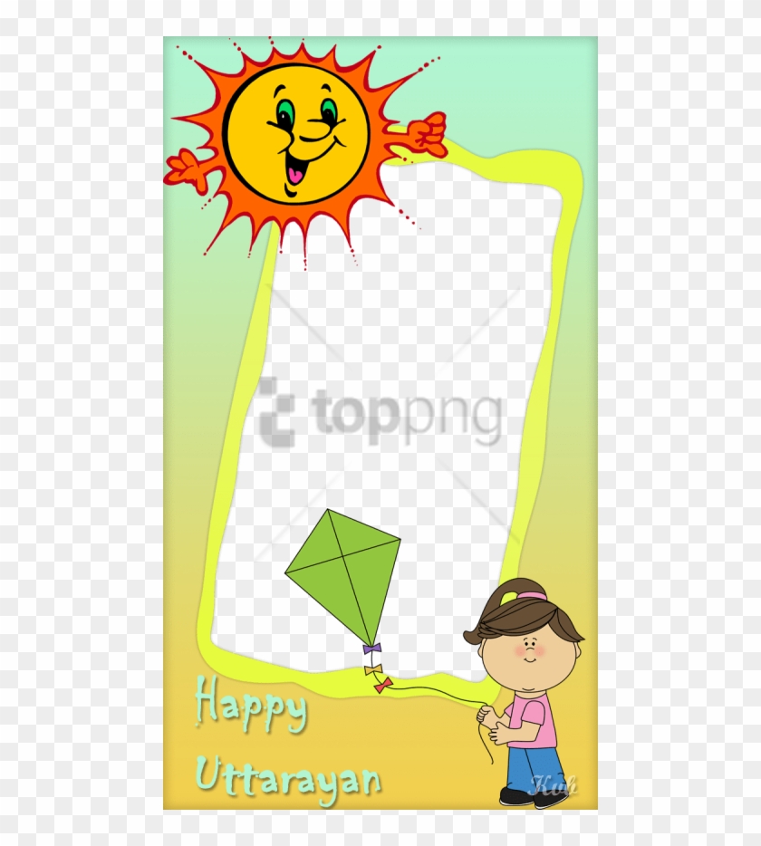Free Png Girl Flying Kite Frame Clipart #1859785