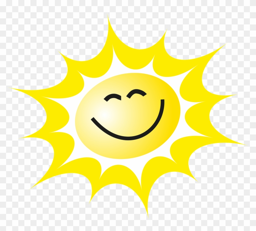 The Sun, A Smile, The Rays, Yellow, Sweetheart, Summer Clipart #1859859