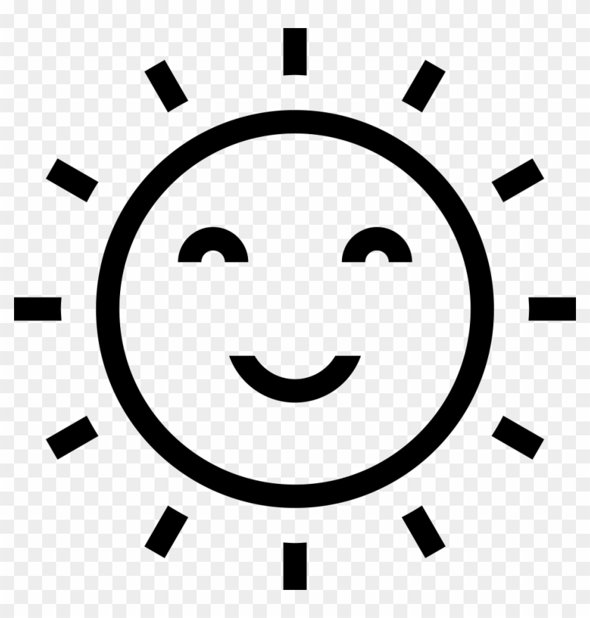 Png File Svg - Sun Black White Icon Png Clipart