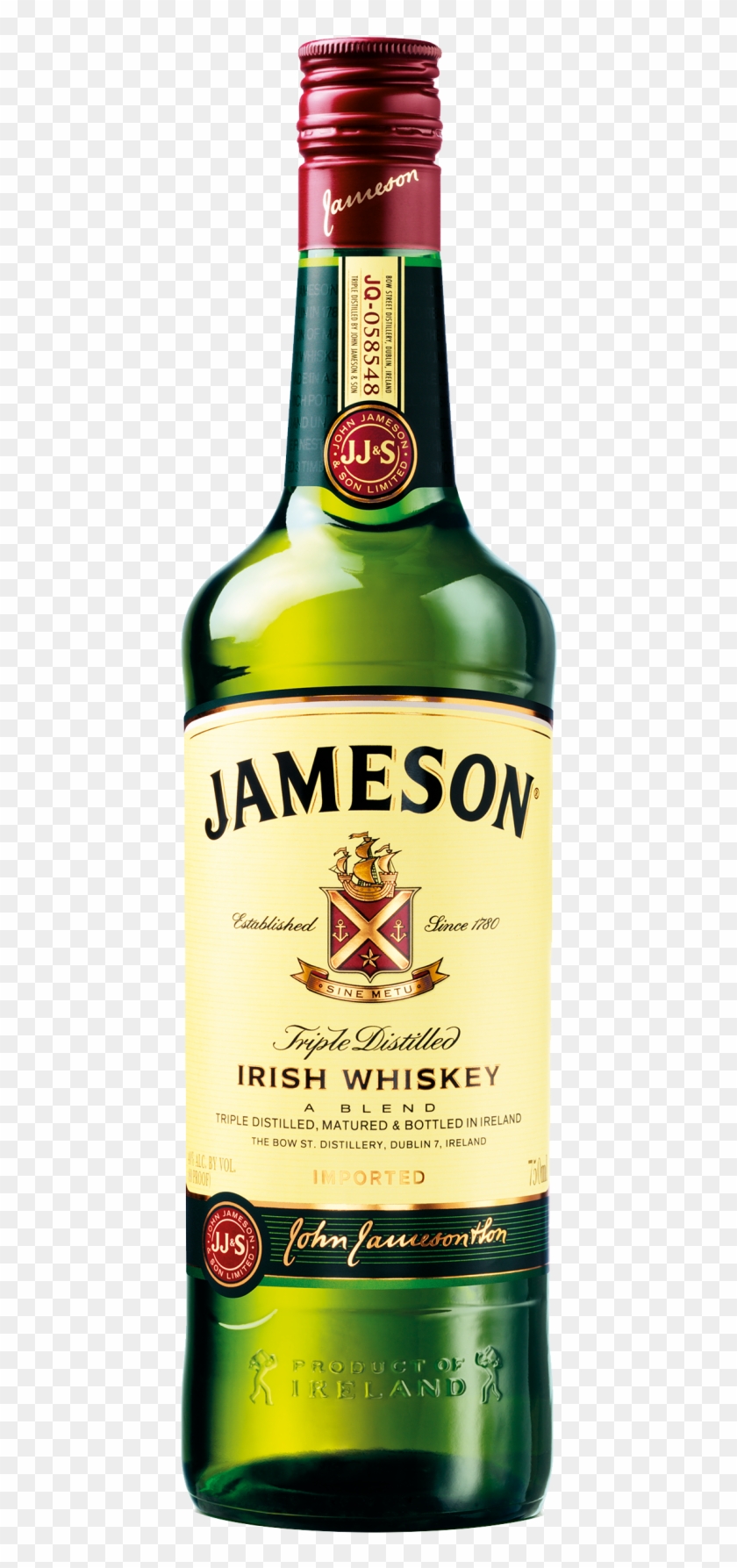 Jameson Irish Whiskey Ireland 750ml Bottle Jameson Irish Whiskey Clipart 1860269 Pikpng