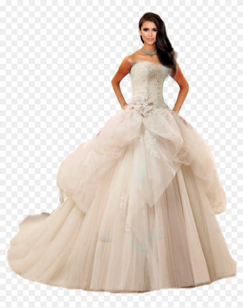 #freetoedit #tvd #ninadobrev #weddingdress #love - Nina Dobrev Emmys 2011 Clipart