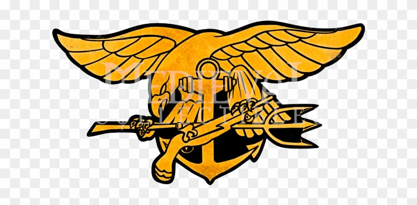 652 X 652 1 - Navy Seal Eagle Trident Clipart