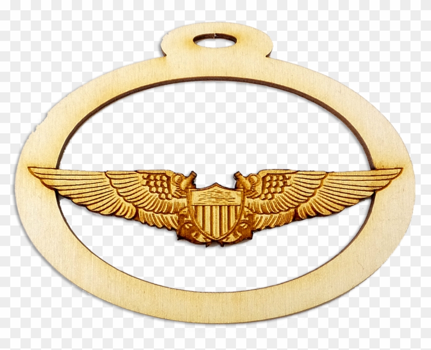 Navy Aviator Wings Ornament - Emblem Clipart
