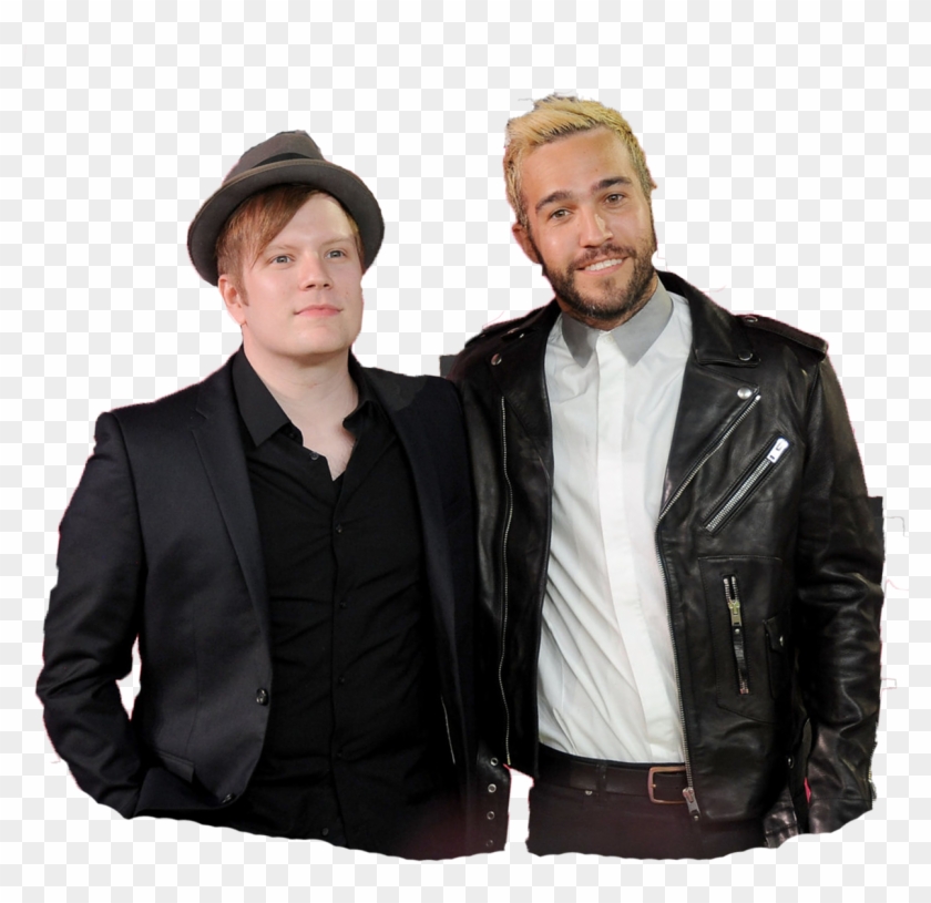 Patrick Stump Pete Wentz This Was My First Attempt - Leather Jacket Clipart