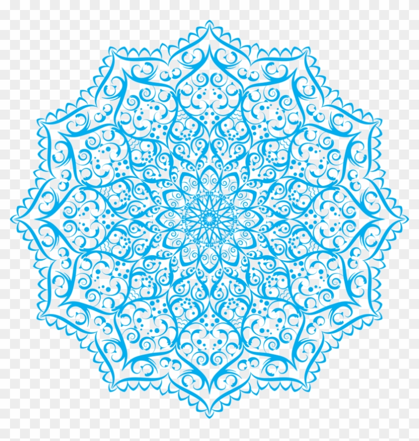 Lace Pattern Mandala - Lsd And Nitrous Visuals Clipart #1860616