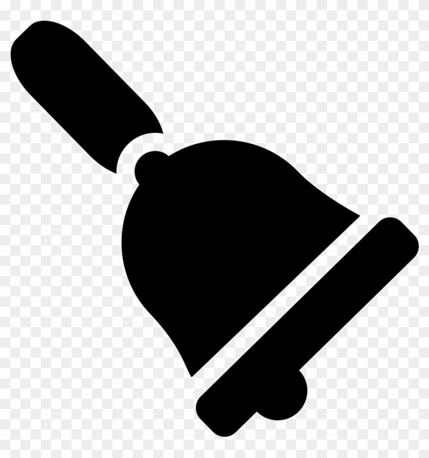 Christmas Bell Comments - Bell Silhouette Vector Png Clipart #1860617