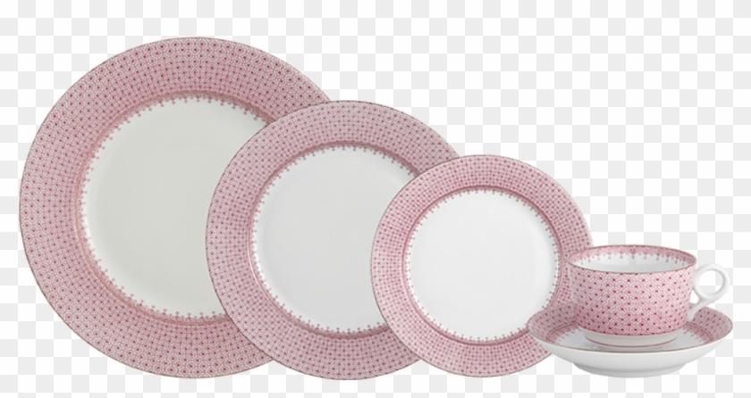 S1250 Pink Lace 5pc 1 - Webbing Clipart #1860966