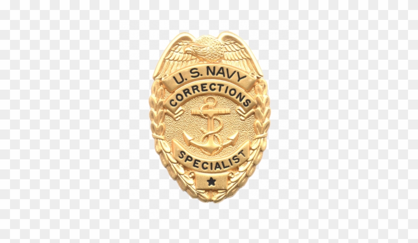 Blackinton Us Navy Corrections Specialist - Navy Security Forces Badge Clipart #1860995