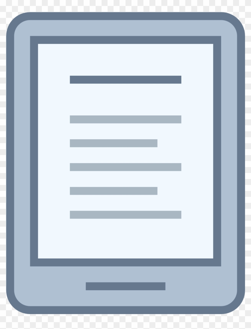 The Image Is A Tablet Computer - Kindle Icon Clipart