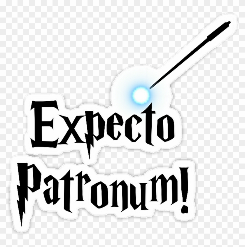 #harrypotter #expectopatronum #wand #varinha Harry - Latin In Harry Potter Expecto Patronum Clipart #1861669