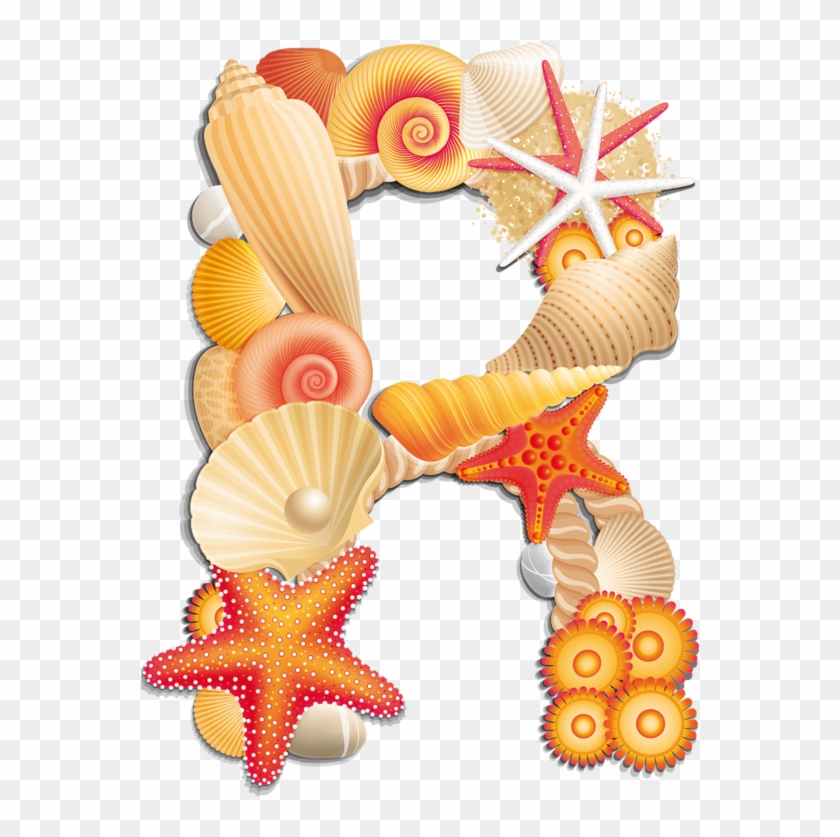 Beach Letter R - Letter R Beach Clipart #1861751