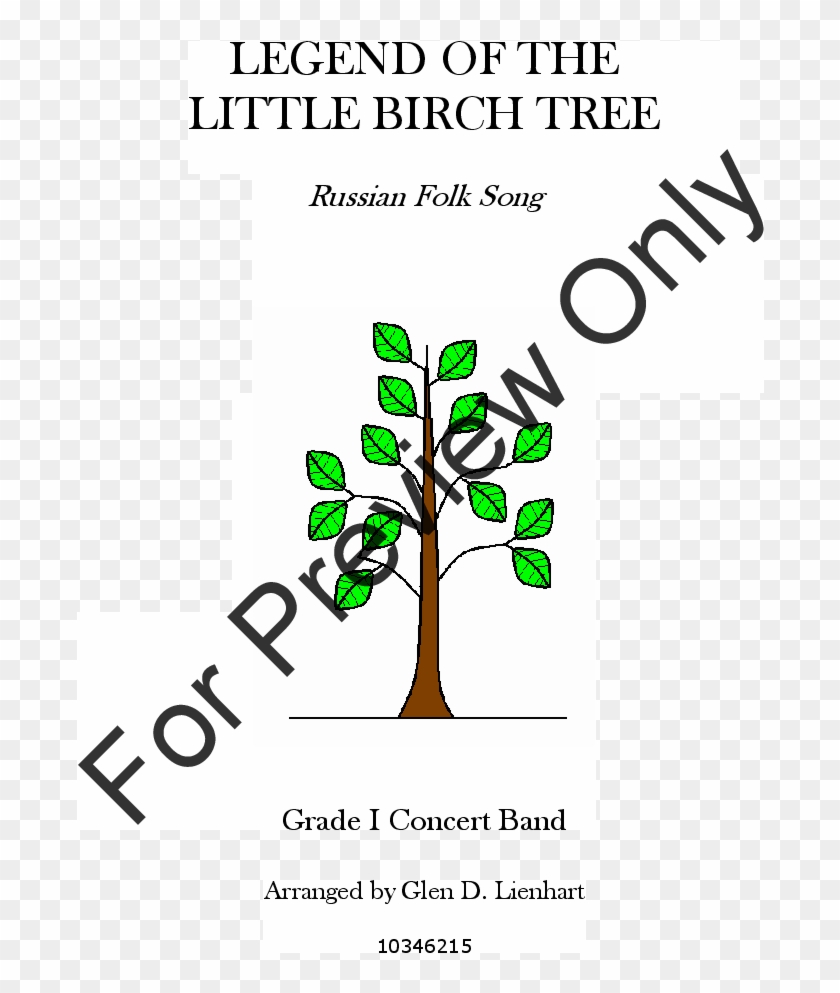 Birch Tree Thumbnail - Graphic Design Clipart