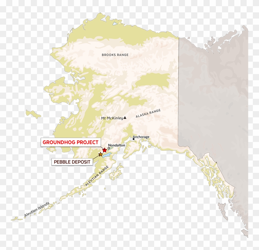 Groundhog Project Location Map - Map Of Alaska Earthquake 2018 Clipart #1862101