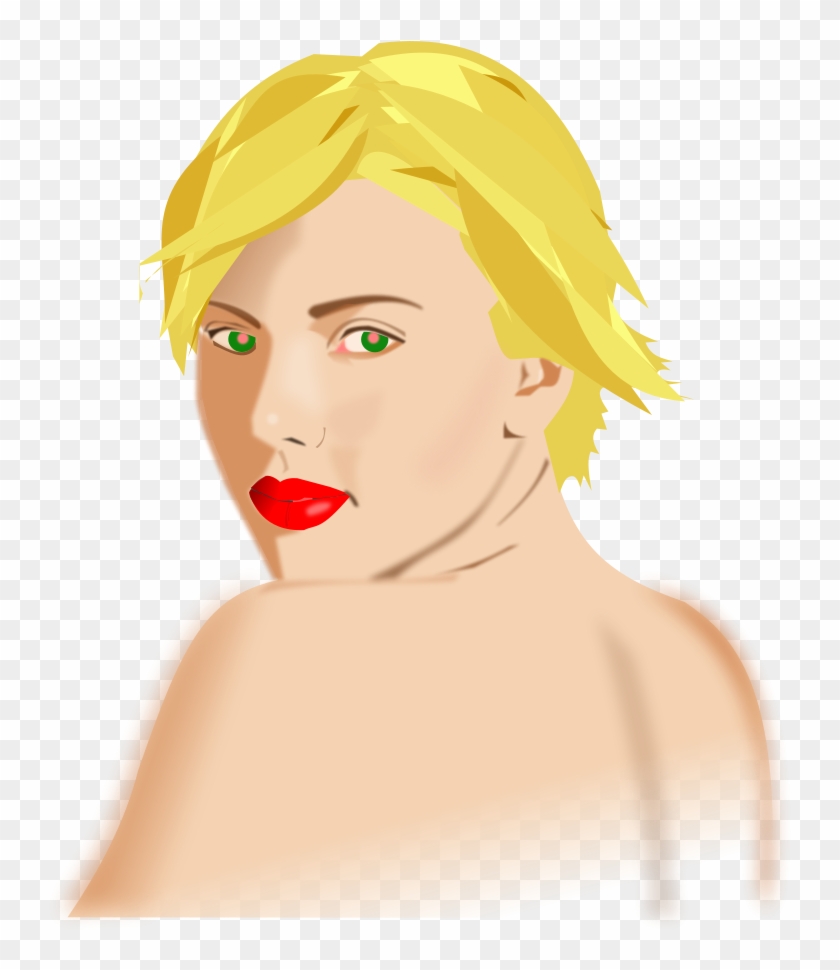 Scarlett Johansson Avatar Svg Vector File, Vector Clip - Scarlett Johansson Vector - Png Download #1862296