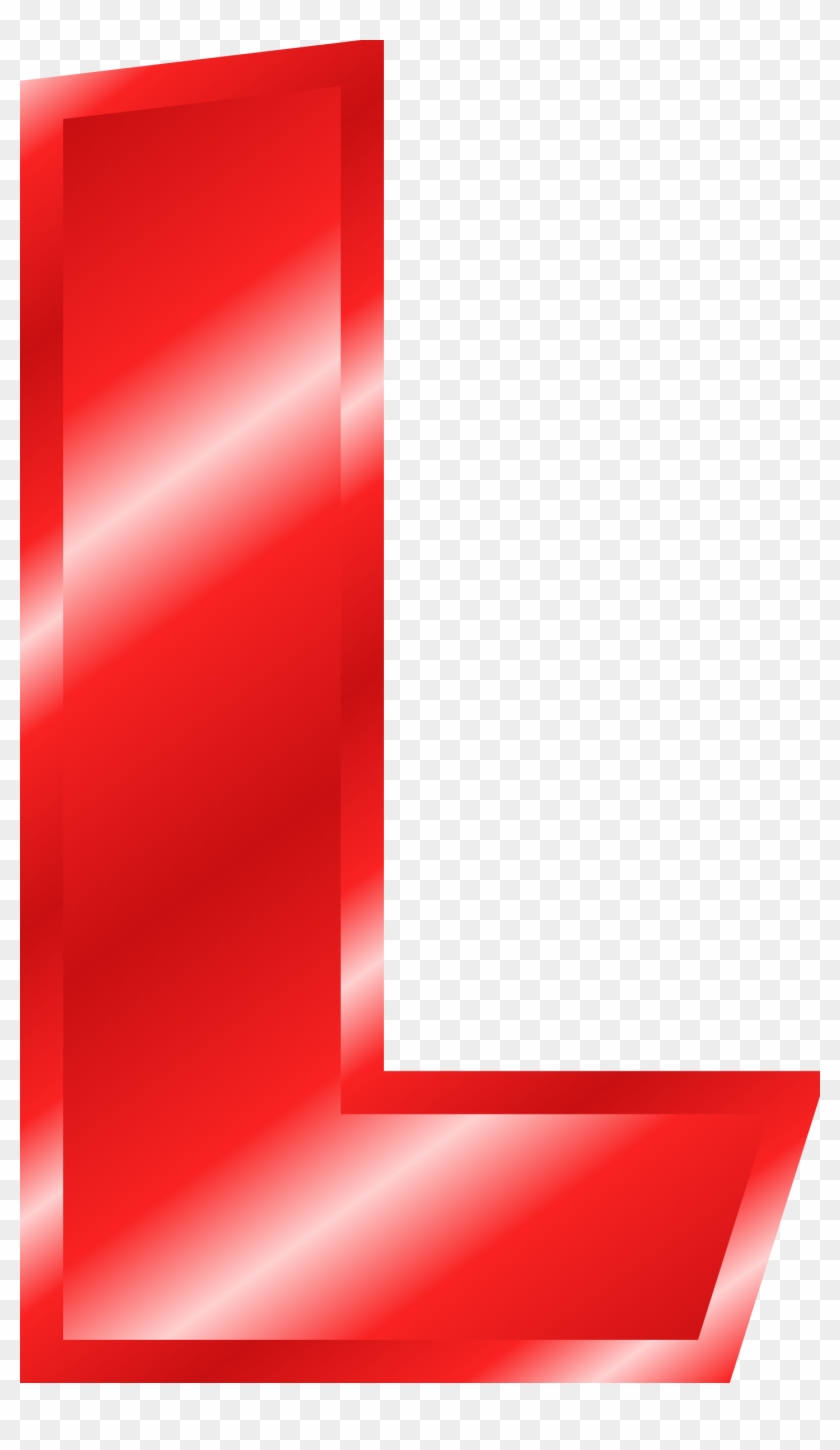 L Letter Vector Free Png Images - Red Alphabet Letters Clipart #1862352