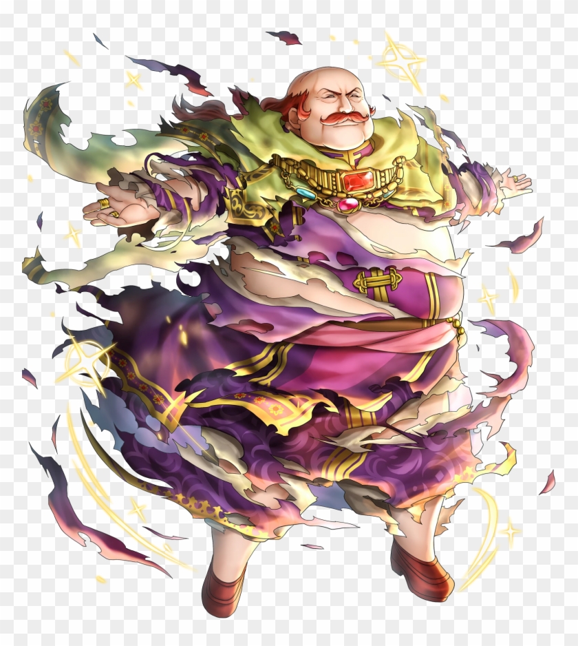 1boy Bald Closed Eyes Facial Hair Fat Fat Man Fire Clipart #1862423